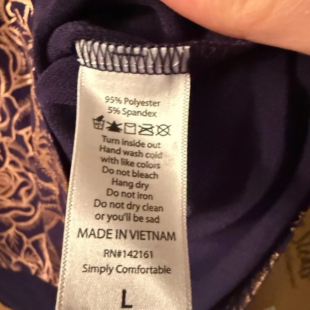 LuLaRoe Elegant Carly Dress - Size Large - Picture 6 of 7